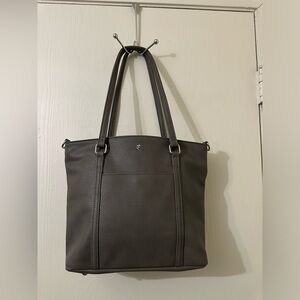 $139.00 JENNA KATOR Michigan Mini Tote Gray New Without Tags Never Used